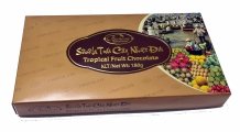 Chocolate trái cây nhiệt đới 180g